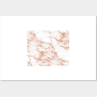 Taggia rose gold marble Posters and Art
